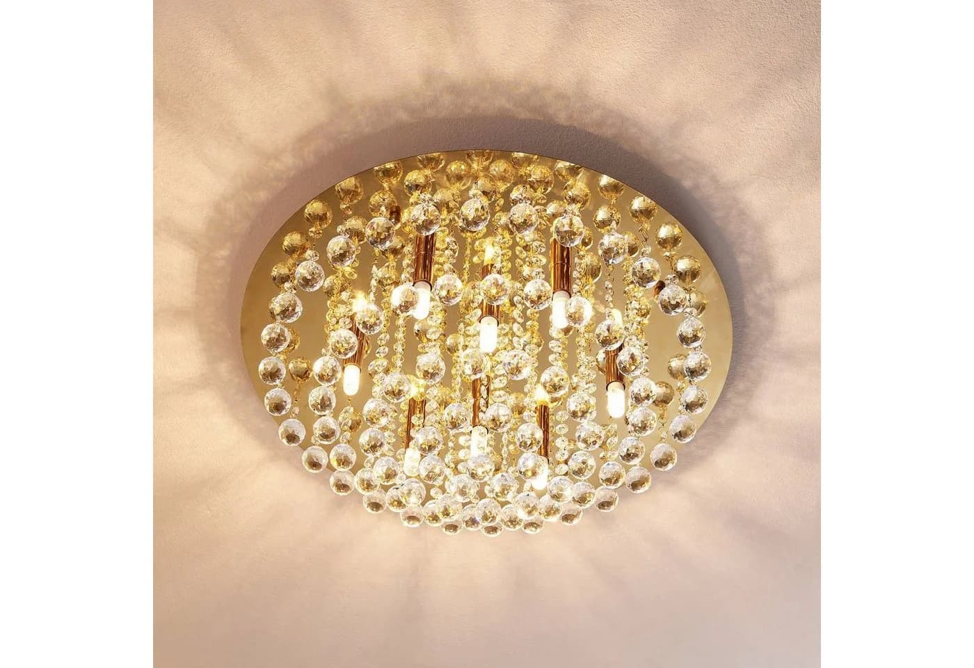 Lindby Deckenleuchte Gillion Gold/Messing LED 8x8W IP20 - Bild 5