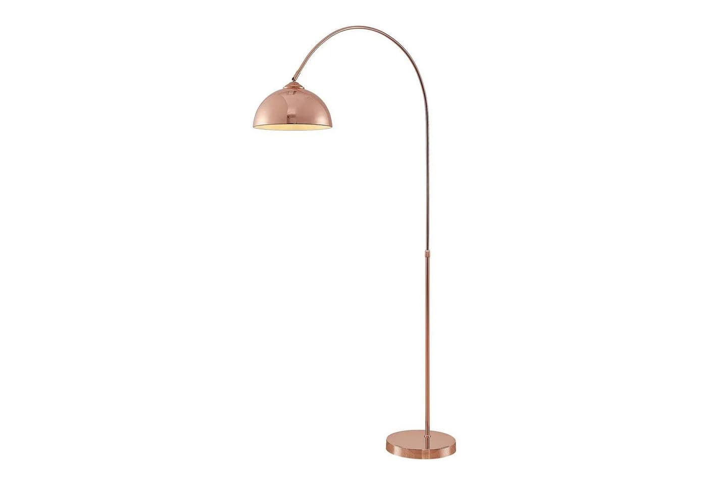 Lindby Bogenlampe Lennart Kupfer Höhenverstellbar E27 - Bild 2