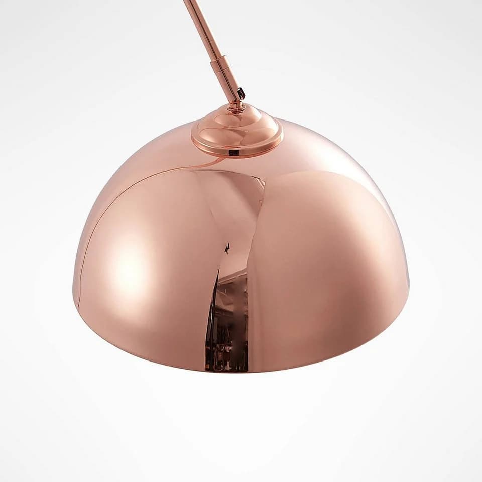 Lindby Bogenlampe Lennart Kupfer Höhenverstellbar E27 - Bild 5