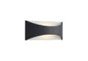 Lindby Außen-Wandleuchte Mathea Schwarz 1 x 9 W LED warmweiß Bild 2