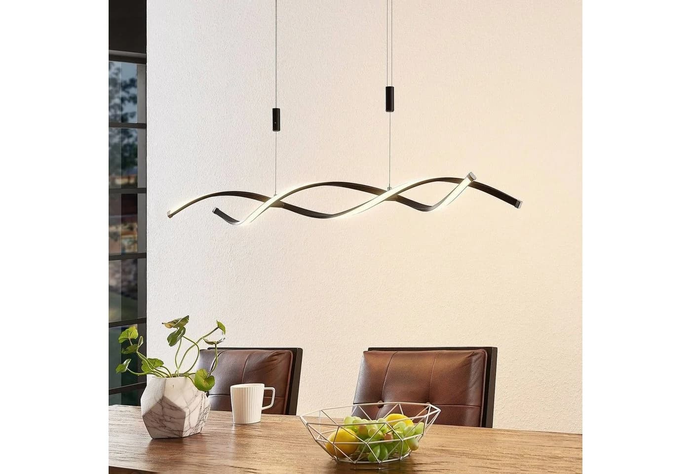 Lindby LED-Hängeleuchte Welina 107 cm Dimmbar Verstellbar - Bild 3