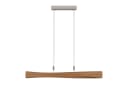 Lindby LED-Hängeleuchte Beazina Eiche Metall 118cm Bild 2