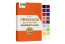 Jacobson Spannbettlaken PREMIUM 200 g/m² Jersey Baumwolle Orange Bild 2