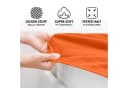 Jacobson Spannbettlaken PREMIUM 200 g/m² Jersey Baumwolle Orange Bild 3