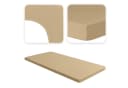 Jacobson Spannbettlaken TOPPER PREMIUM 200 g/m² Jersey Beige Bild 3