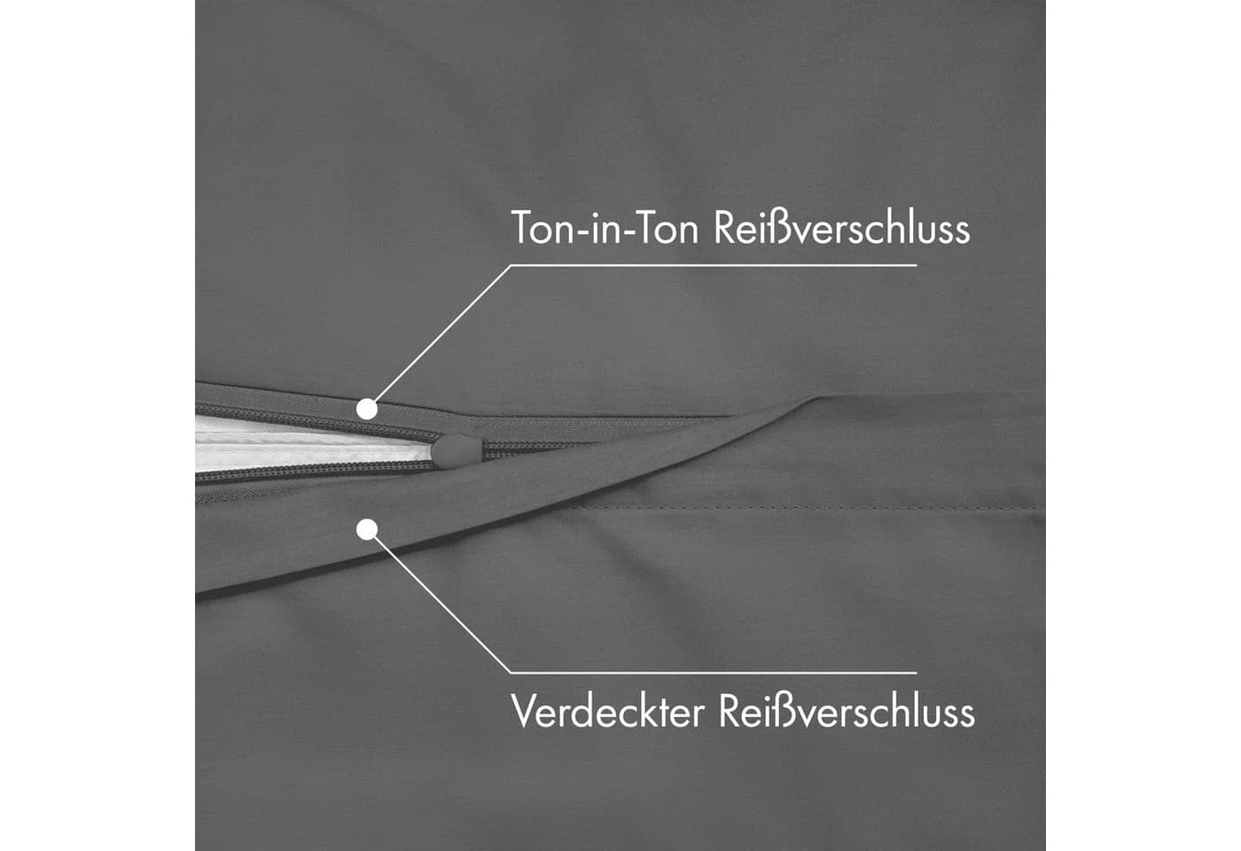 Jacobson Matratzenschoner Grau Wasserdicht 80% Baumwolle - Bild 4