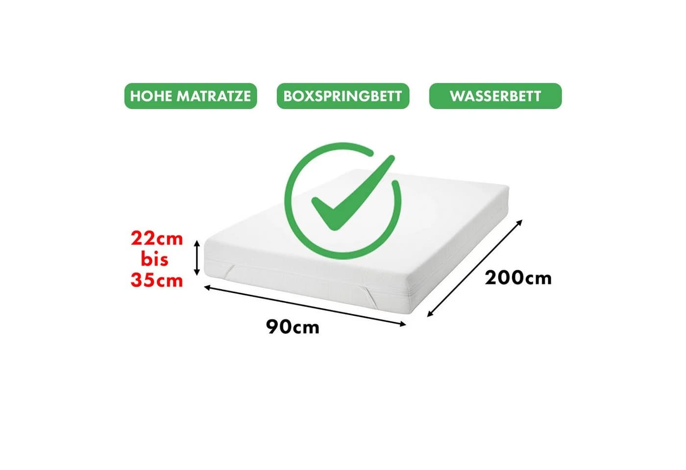 Jacobson Spannbettlaken BIO Jersey Grau 100% Baumwolle GOTS - Bild 5