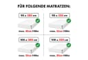 Jacobson Spannbettlaken PREMIUM Anthrazit 200 g/m² Bild 1