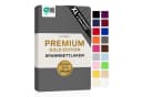 Jacobson Spannbettlaken PREMIUM Anthrazit 200 g/m² Bild 2