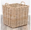 LebensWohnArt Dekokorb BAKUL Rattan 50x50cm Bild 2