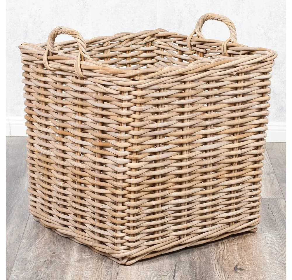 LebensWohnArt Dekokorb BAKUL Rattan 50x50cm - Bild 2