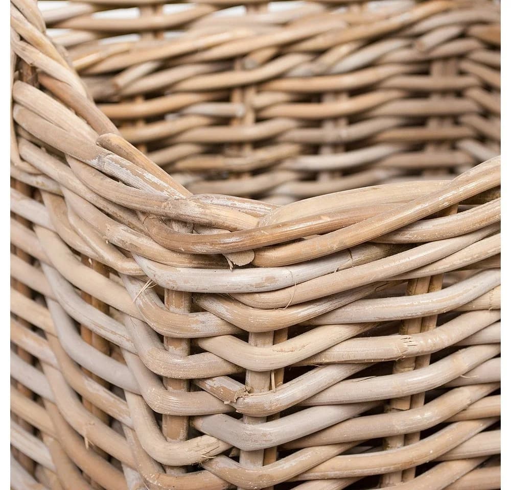 LebensWohnArt Dekokorb BAKUL Rattan 50x50cm - Bild 5