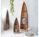 LebensWohnArt Bootsregal BALI Massivholz Antique-Natural Shabby-Chic Bild 2