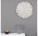 LebensWohnArt Wanddeko BULAT Treibholz White Wash Ø 70cm Bild 1