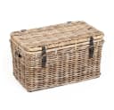 LebensWohnArt Truhe Rattan RESSY Grau Bild 2