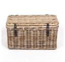 LebensWohnArt Truhe Rattan RESSY Grau Bild 4
