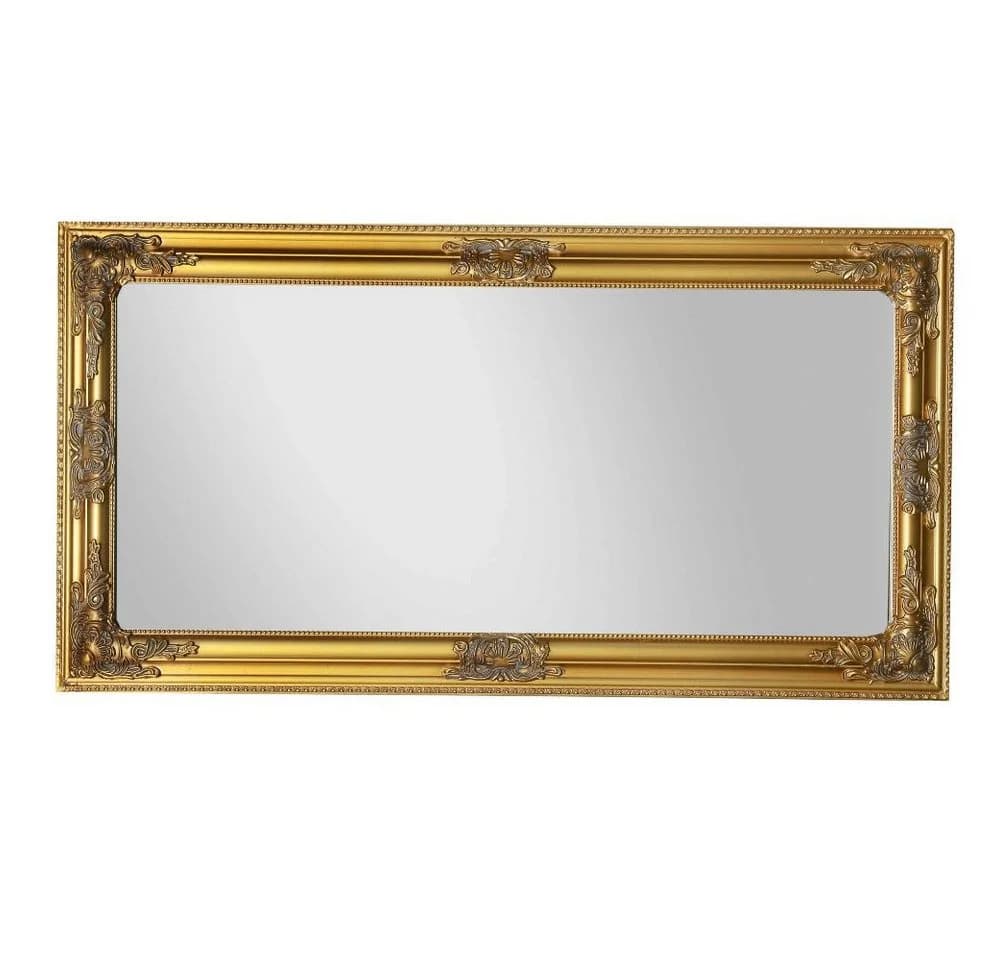 LebensWohnArt Barock Spiegel 120x60cm Gold Holzrahmen - Bild 4