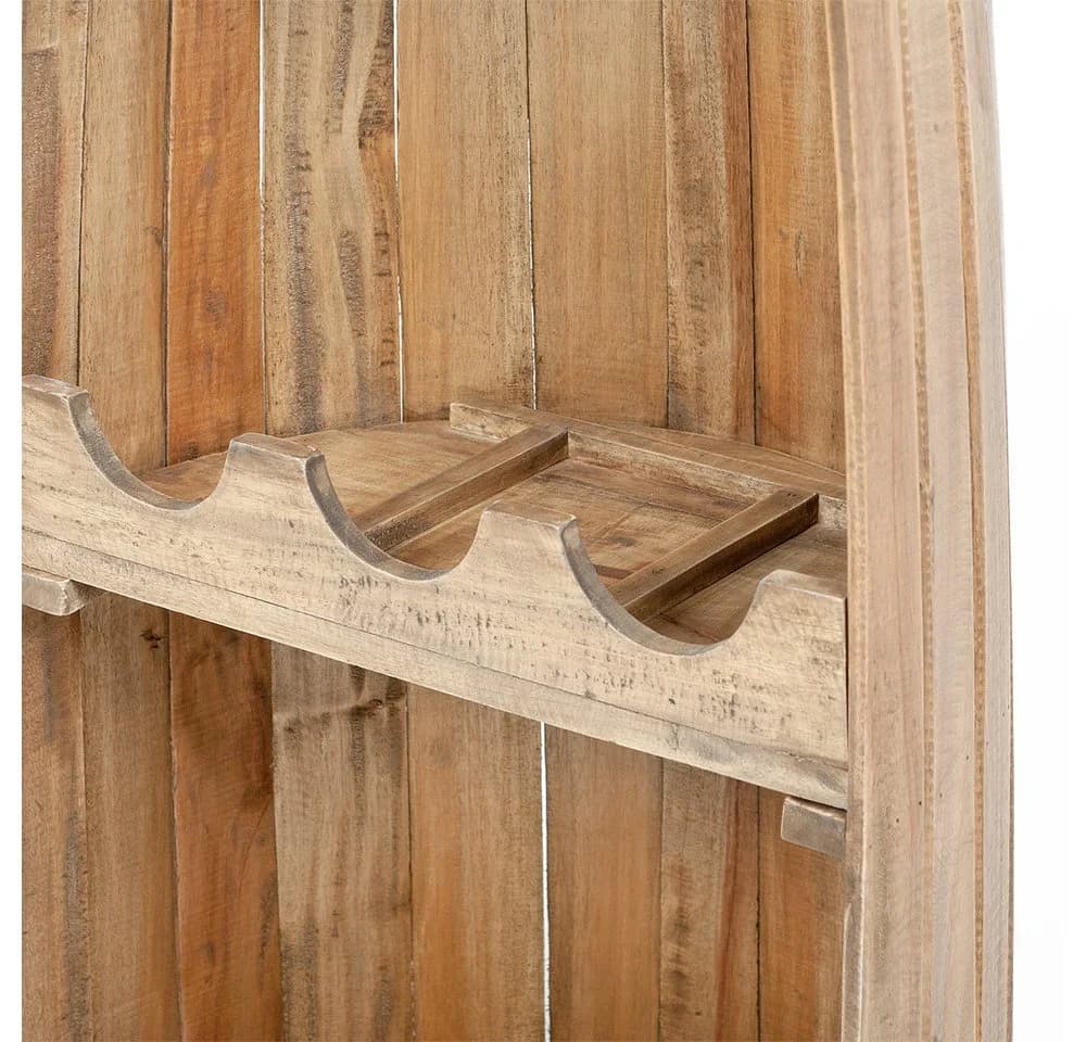 LebensWohnArt Weinregal VINO 150cm Mahagoni Bootsregal - Bild 5