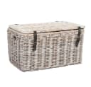 LebensWohnArt Rattan Truhe RESSY White Wash Bild 2