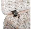 LebensWohnArt Rattan Truhe RESSY White Wash Bild 4