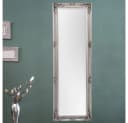 LebensWohnArt Wandspiegel HOUSE Barock Antik-Silber Bild 1