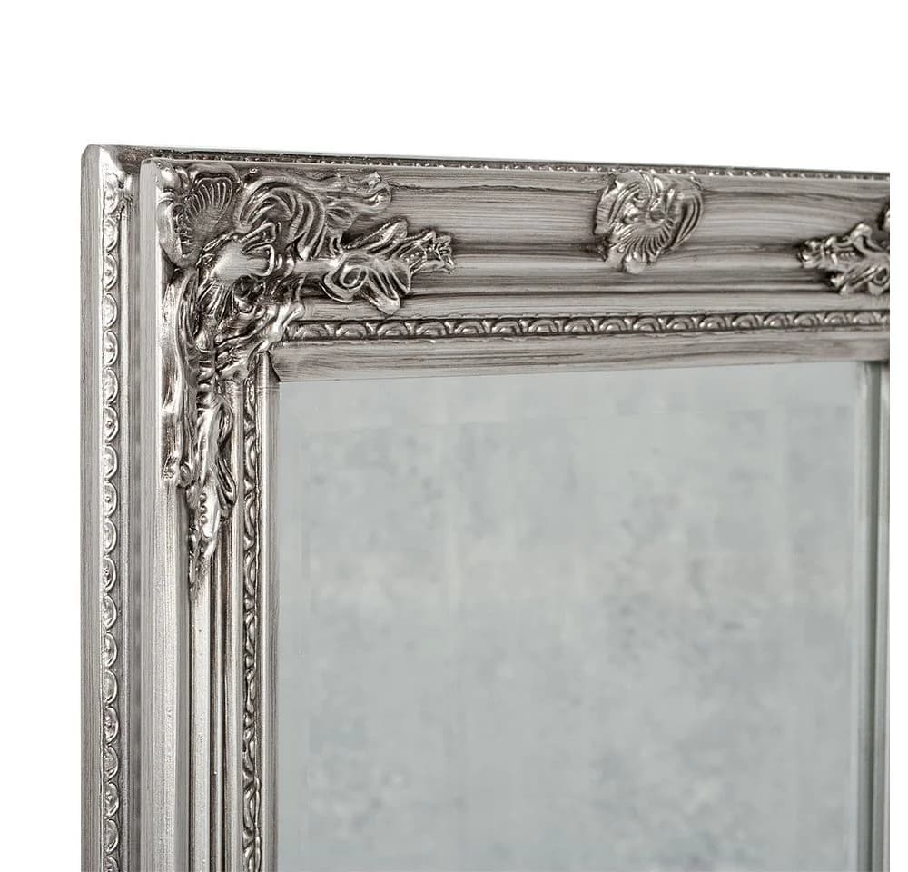 LebensWohnArt Wandspiegel HOUSE Barock Antik-Silber - Bild 4
