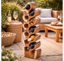 LebensWohnArt Weinregal Massivholz Suar 12 Flaschen Bild 5