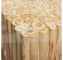 LebensWohnArt Couchtisch Teak NICO Natural inkl. Glasplatte 70x70cm Bild 5