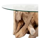 LebensWohnArt Couchtisch Teak TORA-rund ca. 70 cm Bild 4