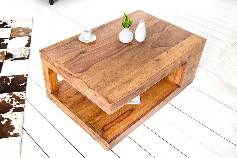 LebensWohnArt Couchtisch SHIVA massiv Palisander - Bild 3