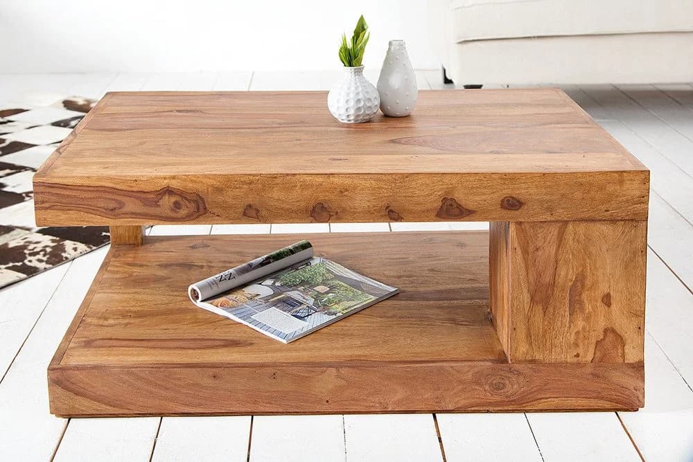 LebensWohnArt Couchtisch SHIVA massiv Palisander - Bild 4