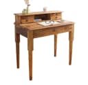LebensWohnArt Sekretär Palisander Massivholz 90cm Natur Bild 2