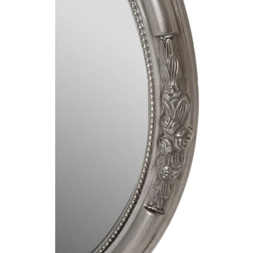 LebensWohnArt Wandspiegel KIRA Oval Silber Barock - Bild 4