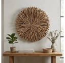 LebensWohnArt Wand-Deko-Objekt BULAT Treibholz Natural Ø 50cm Bild 2