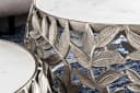 LebensWohnArt RIXOS-Leaf Couchtisch-Set 2-tlg. Marmor Silber Bild 5