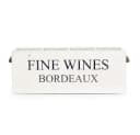 LebensWohnArt Weinregal CHATEAU Dekorative Flaschenbox Antik-Weiß Mahagoni Bild 3