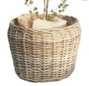 LebensWohnArt Dekokorb GINI Natural Grey Natur Rattan Bild 5