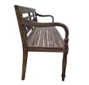 LebensWohnArt Sitzbank CHRISTOS 150cm Teakholz Outdoor Gartenbank Bild 4