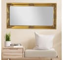 LebensWohnArt Barock Spiegel 130x70cm Antik Gold Holzrahmen Bild 2