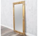 LebensWohnArt Barock Spiegel 130x70cm Antik Gold Holzrahmen Bild 4