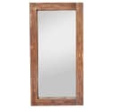 LebensWohnArt Wandspiegel Massivholz-Spiegel HARMONY 180x90cm Pinie geflammt Bild 1