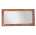LebensWohnArt Wandspiegel Massivholz-Spiegel HARMONY 180x90cm Pinie geflammt Bild 4