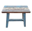 LebensWohnArt Sitzhocker RANCH Massivholz Mahagoni Bunt Bild 1