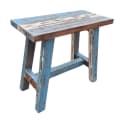 LebensWohnArt Sitzhocker RANCH Massivholz Mahagoni Bunt Bild 2