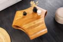 LebensWohnArt Couchtisch LIVE-RANIC 70cm Akazienholz Stauraum Bild 4