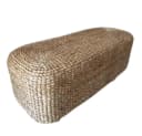 LebensWohnArt Sitzbank Wasserhyazinth Teakholz AMSTERDAM Natural Bild 5