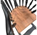 LebensWohnArt Schaukelstuhl SCANDI Teakholz Braun/Schwarz Bild 5