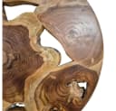 LebensWohnArt Wand-Deko Teakholz BAGIAN rund 40 cm Unikat Bild 5