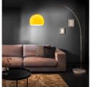cagü Bogenlampe LUXX Orange mit weißem Marmorfuß höhenverstellbar Bild 2