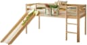 Hochbett TICAA Manuel Kiefer Natur mit Rutsche Bild 1